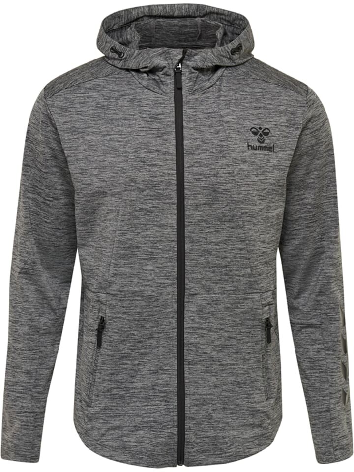 

Худи Hummel Reißverschluss Hmlaston Yoga Herren, цвет dark grey melange