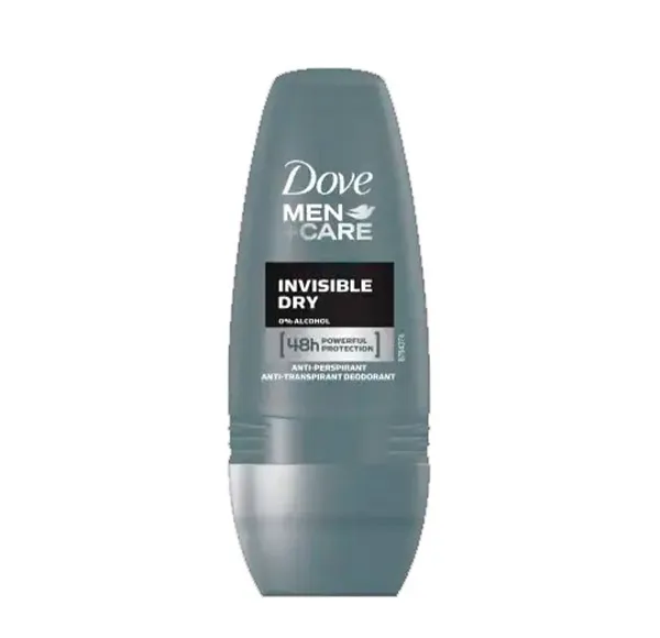 

Шариковый дезодорант для мужчин 0% спирта Invisible Dry Men + Care Dove, 50 ml
