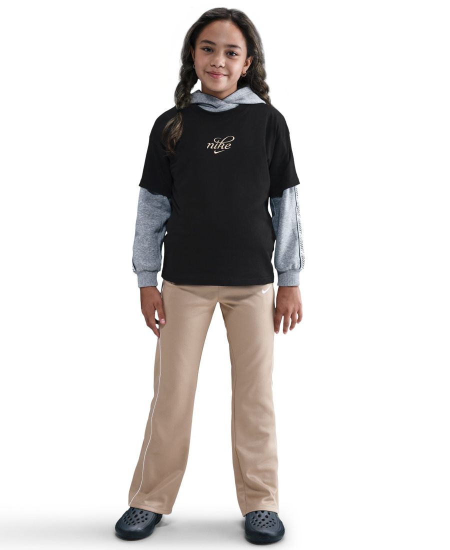 

Детская спортивная футболка с коротким рукавом свободного кроя для девочек 7-16 лет Nike, Black, Черный, Детская спортивная футболка с коротким рукавом свободного кроя для девочек 7-16 лет Nike, Black