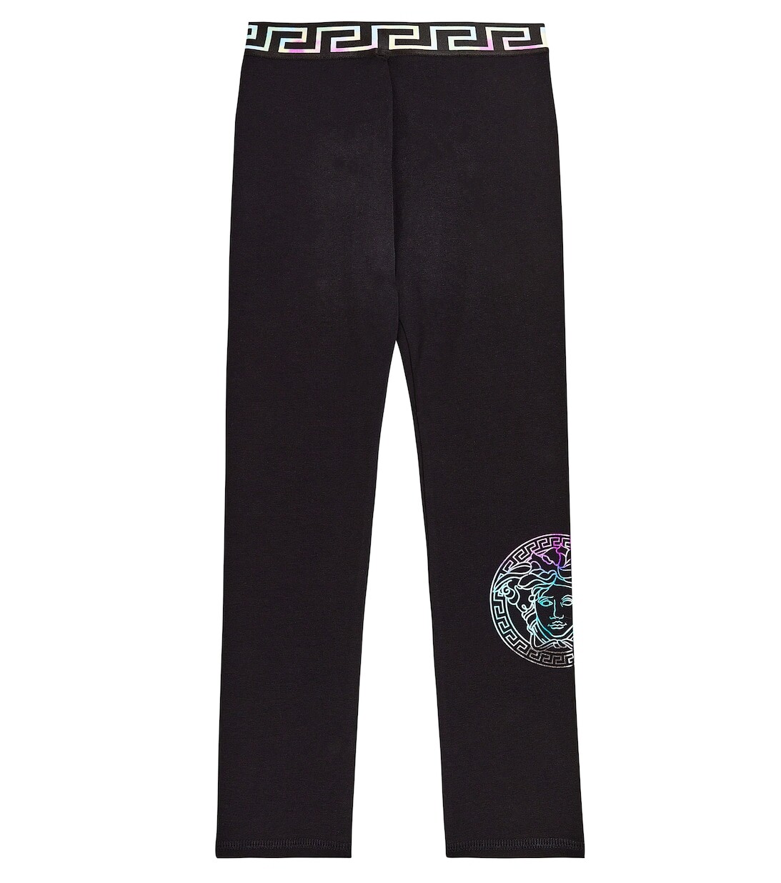 

Леггинсы Medusa Greca из смесового хлопка Versace, черный