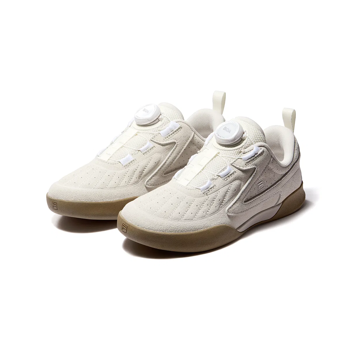 Кроссовки детские для скейтбординга Rebound Breathable Support Low top Milk White/FILA White Kids' FILA KIDS, Ecru — фото 4