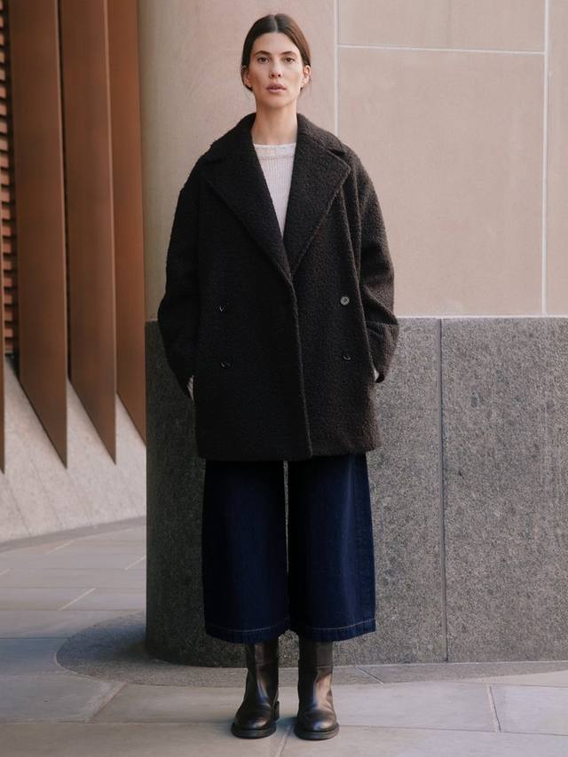 

Куртка двубортная с воротником-шалью Albaray, Chocolate