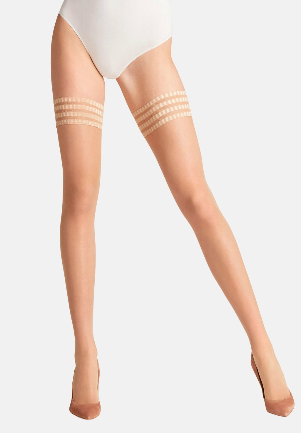 

Гольфы STAY UPS 20 DENIER TRANSPARENT FALKE, золотой