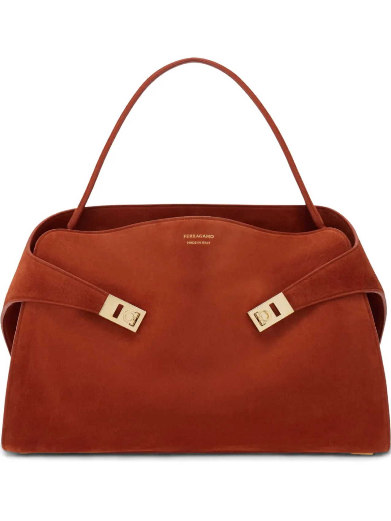 

Большая сумка на плечо Soft Hug Ferragamo, красный