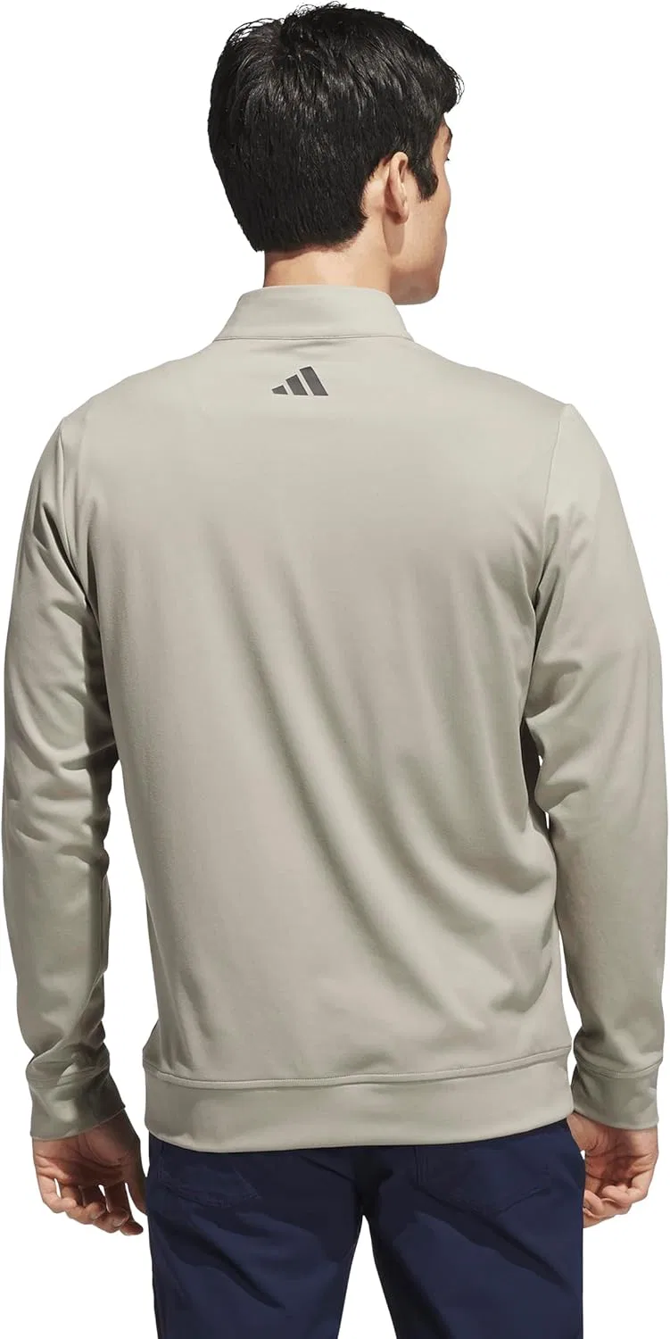 Мужская куртка Adidas Ultimate365 Elevated Quarter-Zip, Putty Beige — фото 2