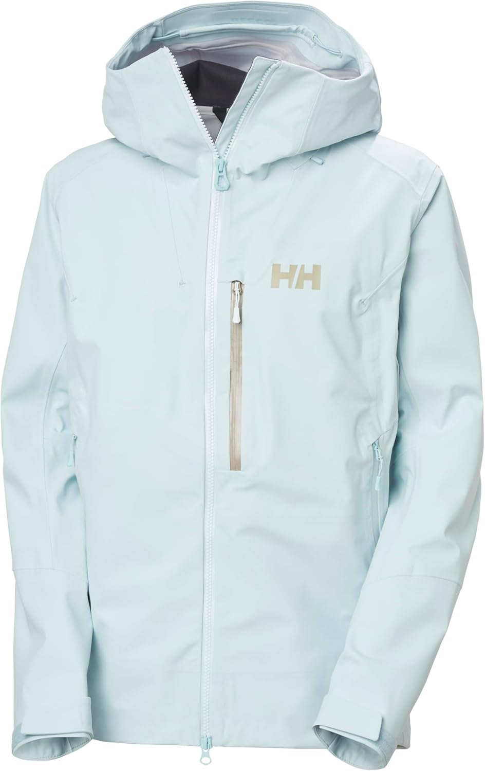 

Куртка Helly-Hansen Verglas Backcountry для женщин, Waterproof, Windproof, 2-Way Stretch, с капюшоном под шлем, несколько карманов Helly Hansen, 537 Barely Blue