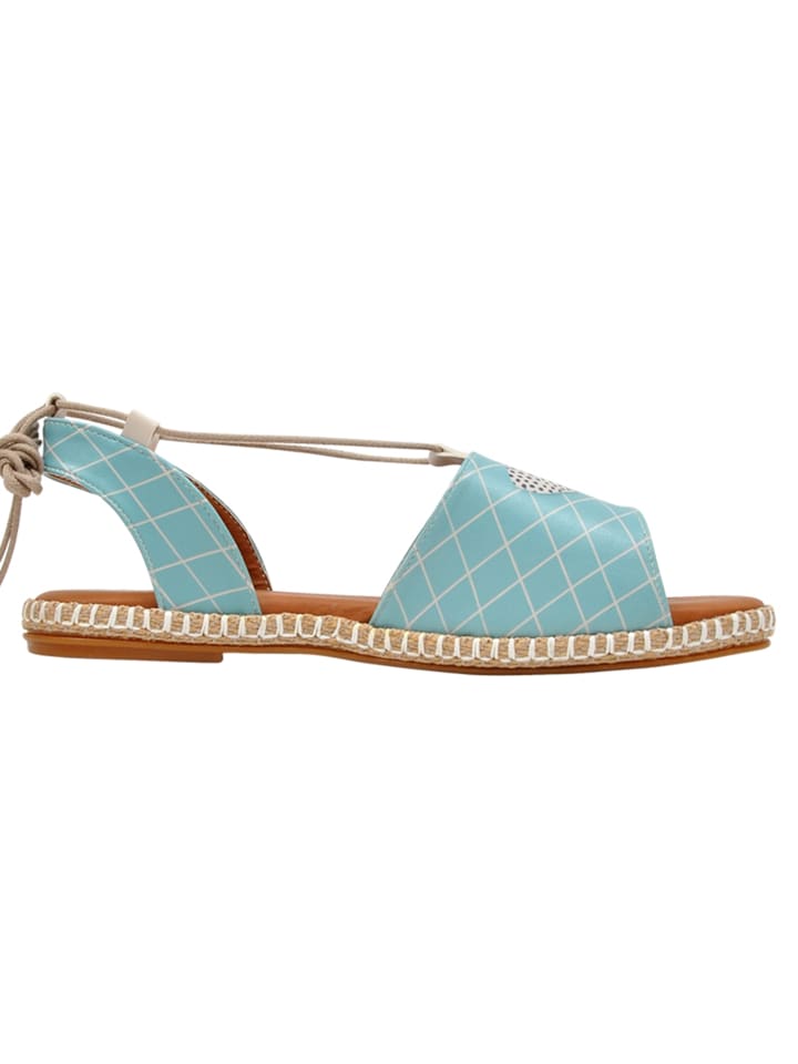 Сандалии на плоской подошве Dogo Hazel Sandalen - Les Papillons, синий — фото 3