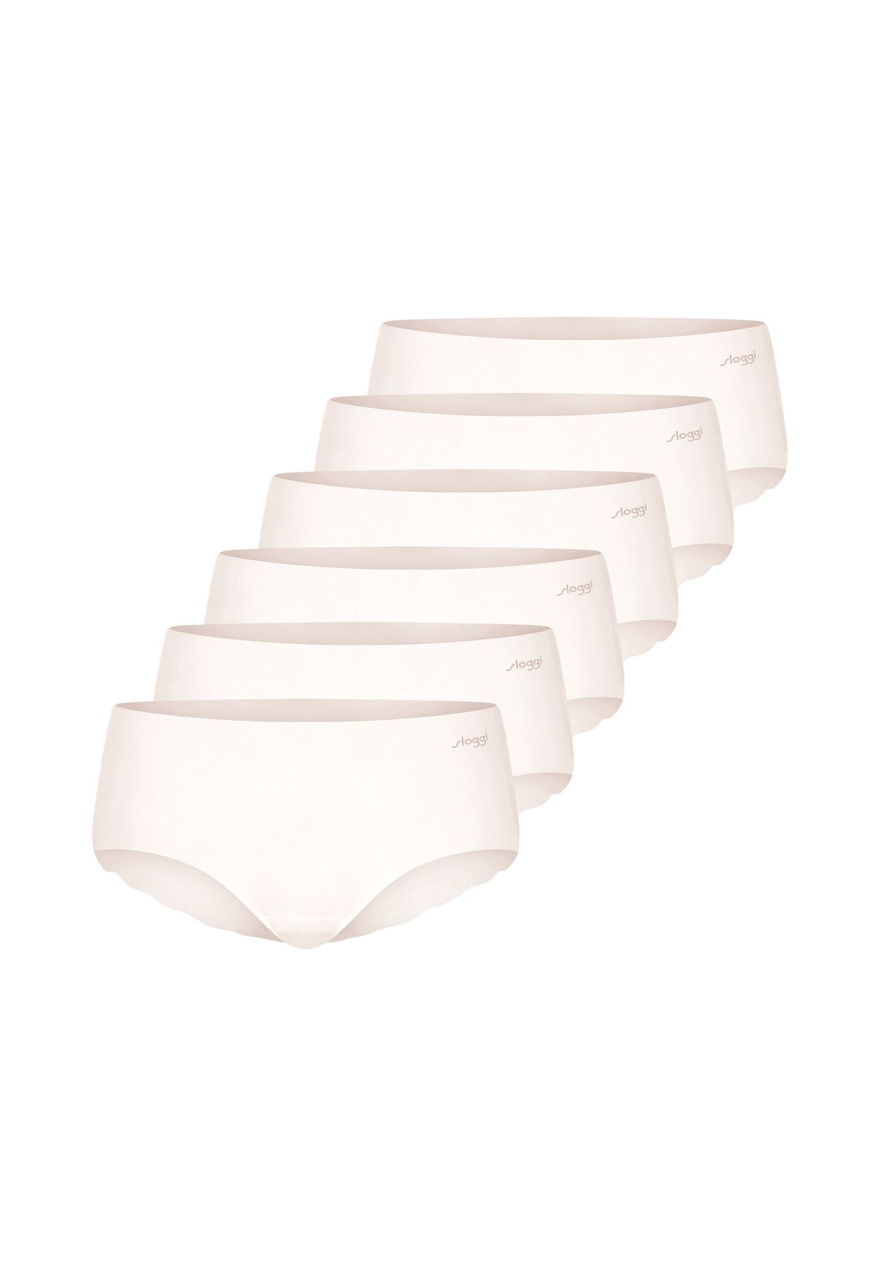 

Короткие трусы, упаковка из 6 шт ZERO Microfibre 20 Sloggi, цвет Angora