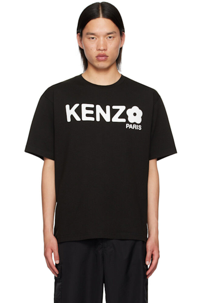 

Черная футболка Kenzo Paris Boke Flower 2.0