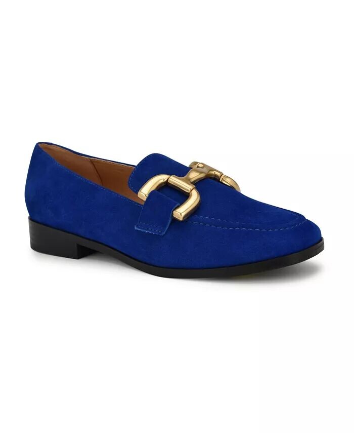 

Женские лоферы без шнуровки Lilma с круглым носком Nine West, синий