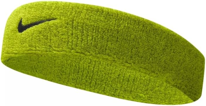 

Спортивная повязка на голову NIKE Premier Training - плотная, мягкая, из хлопковой смеси, с влагоотводящими свойствами, Atomic Green/Black