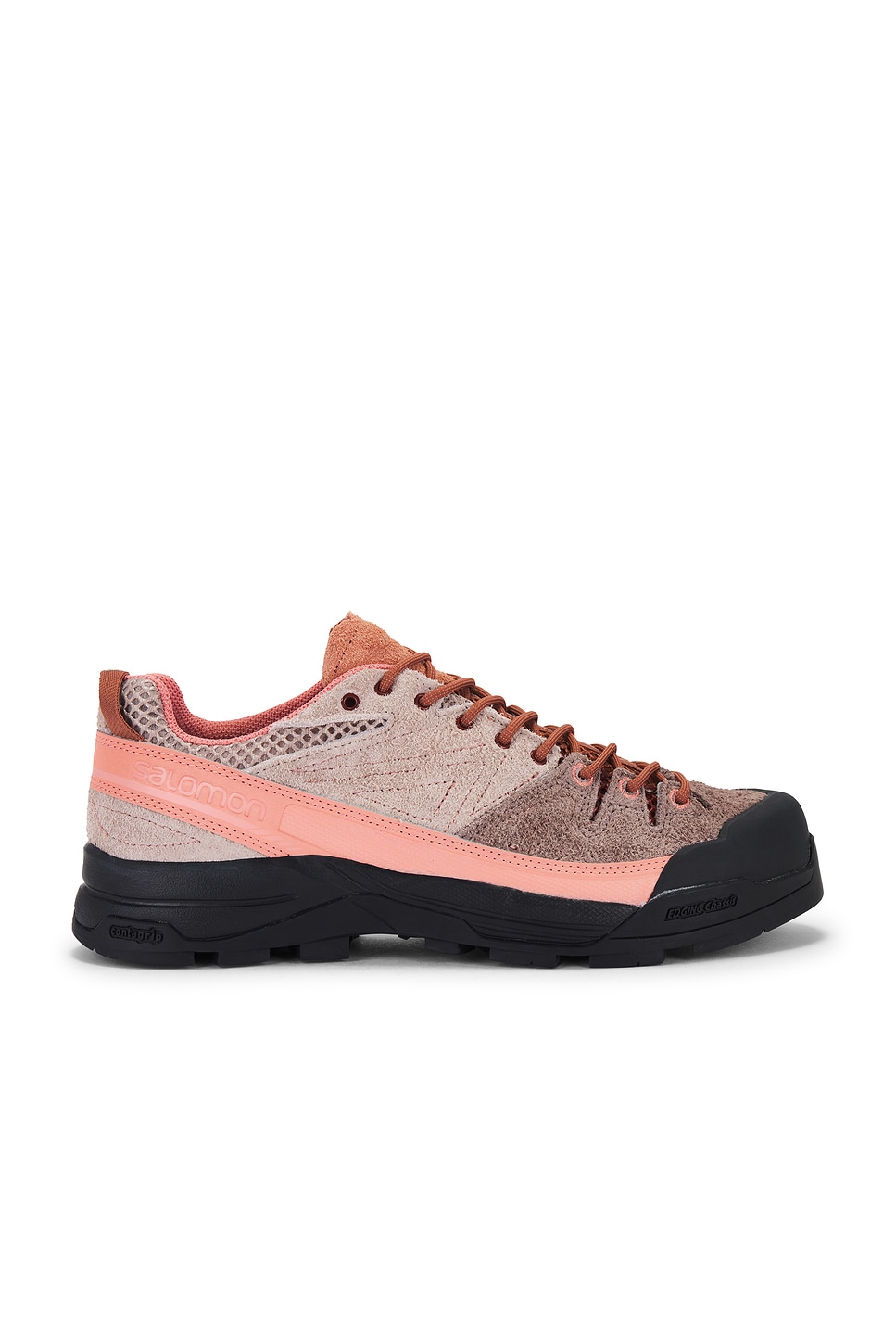 

Кроссовки X-Alp из замши Salomon, Etherea, Russet, & Hyma Pink