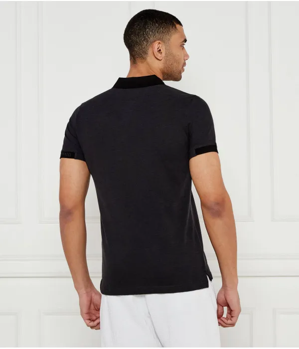 Футболка поло Regular fit Emporio Armani, черный — фото 3