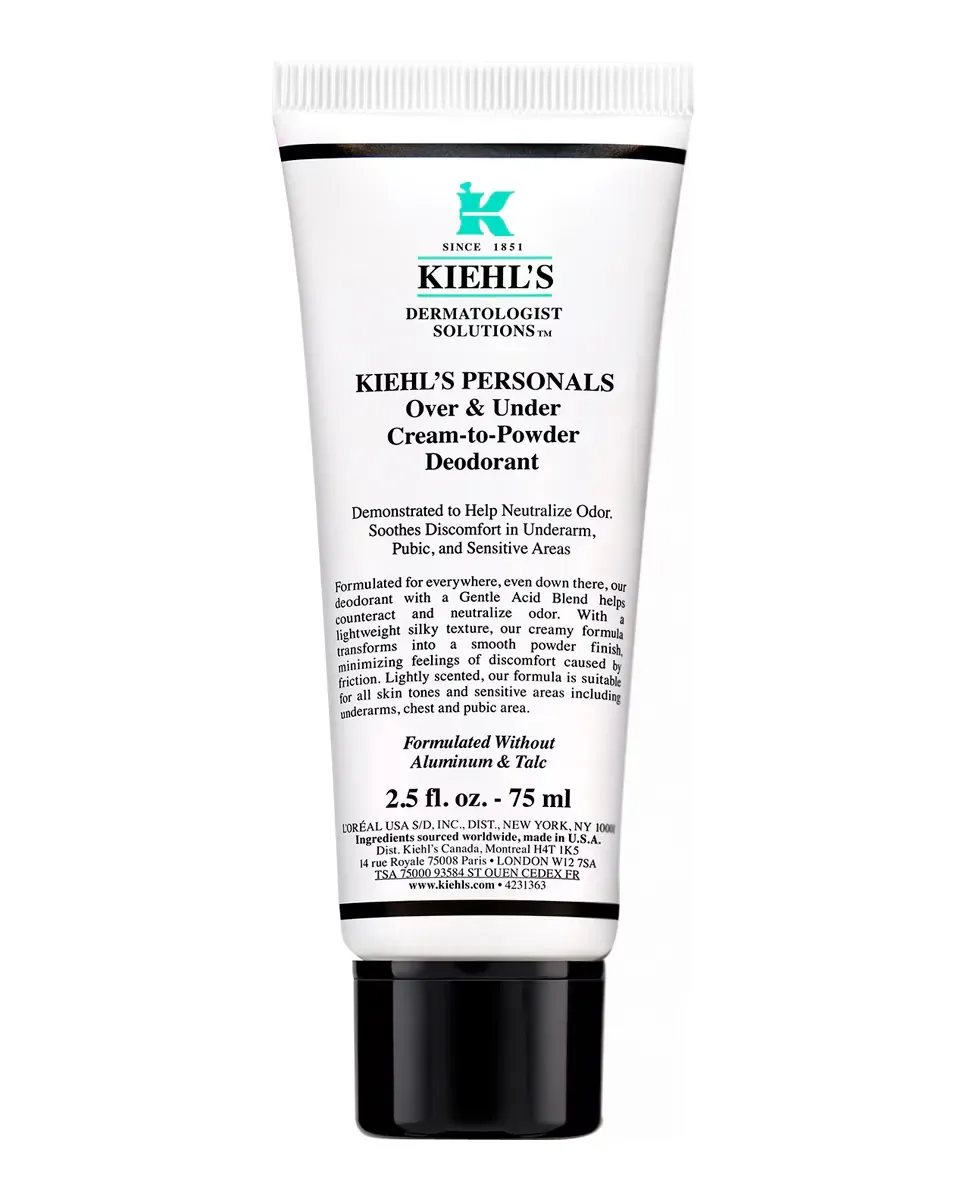 Дезодорант для интимной зоны Personals Over & Under Cream-to-Powder 75 мл Kiehl'S