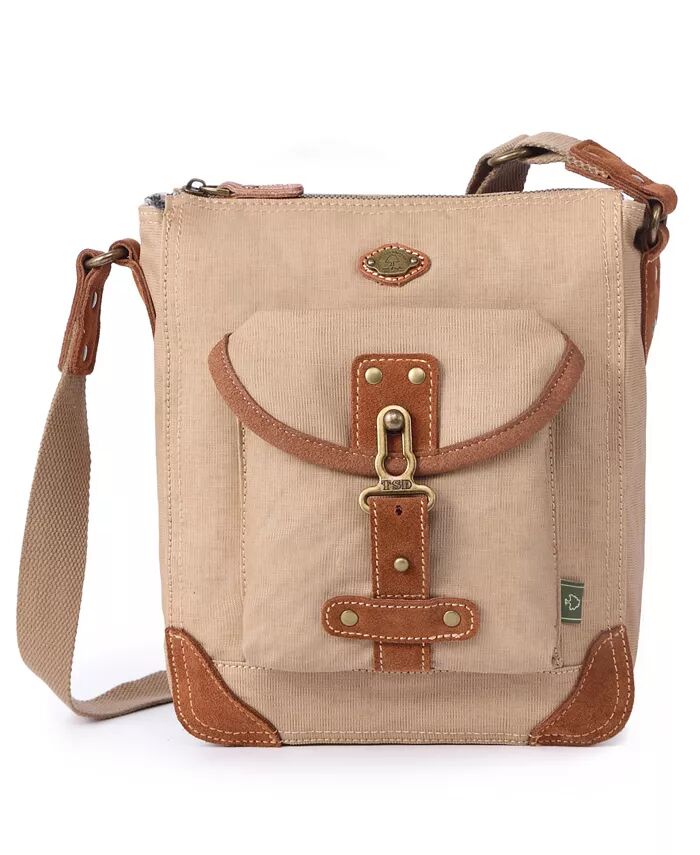 

Сумка через плечо Dolphin Canvas TSD BRAND, коричневый/бежевый