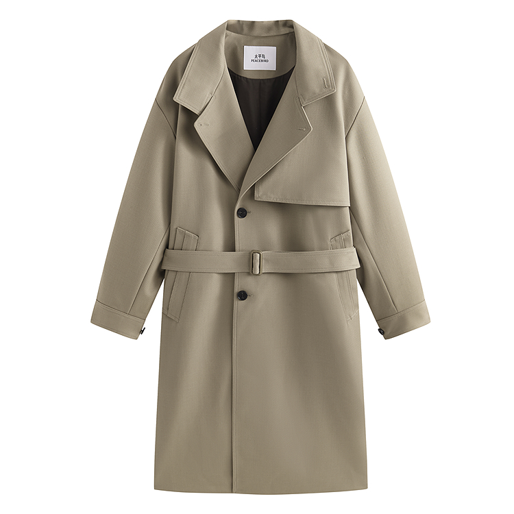 

Тренч для мужчин PEACEBIRD MEN, warm sand 1