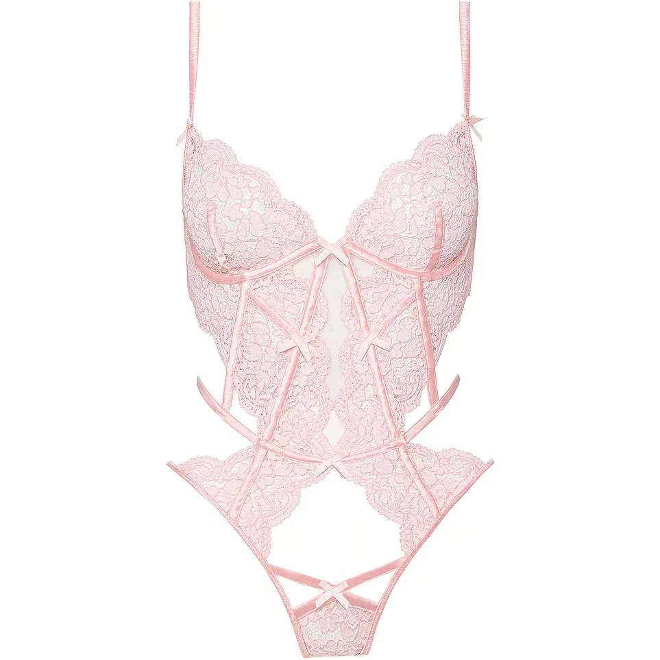 Боди женское Victoria's Secret светло-розовое