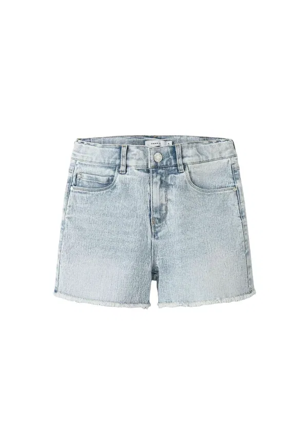 Шорты джинсовые Name It 8222 au noos denim shorts, светло-голубой выбеленный деним