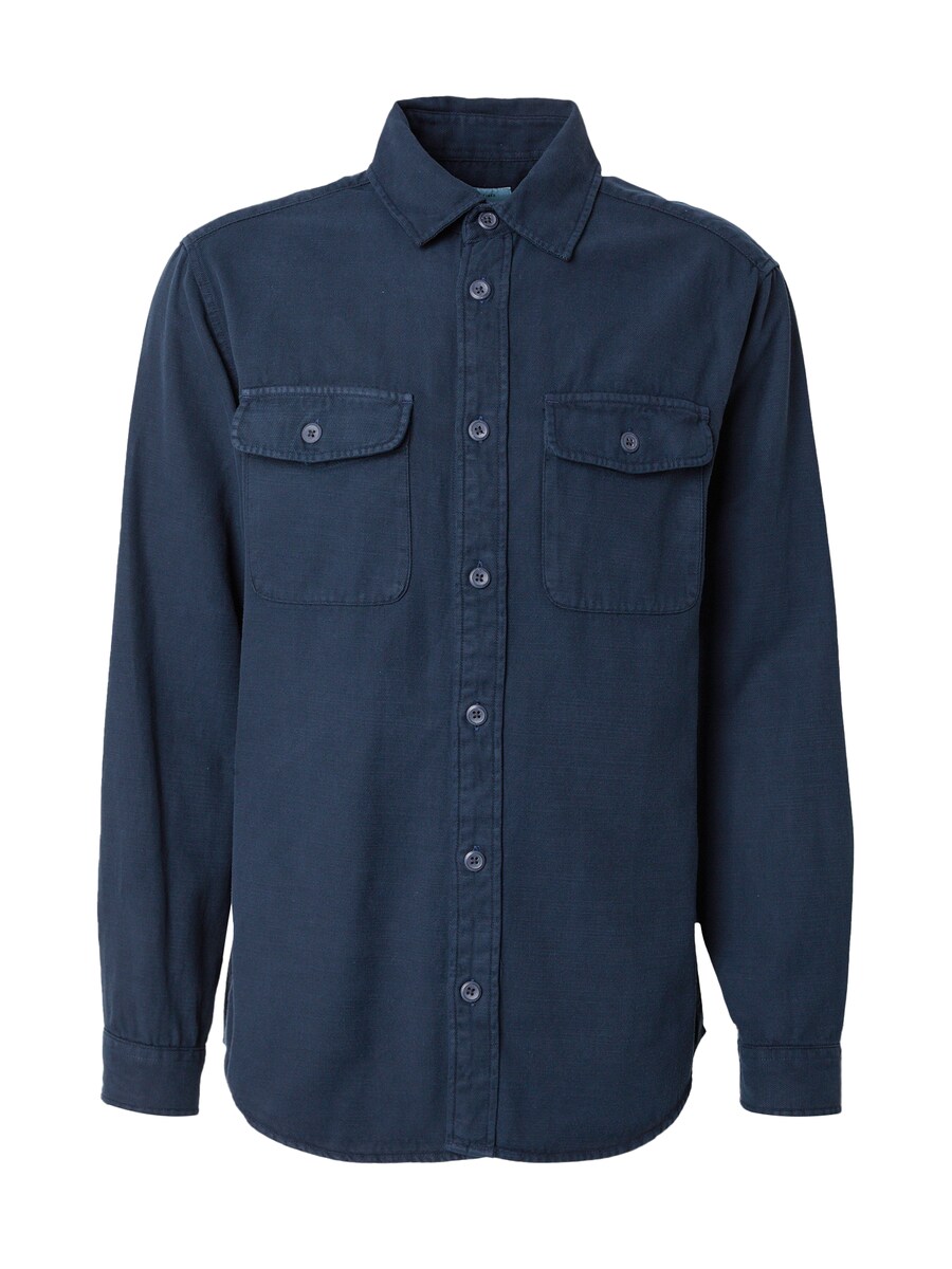 

Повседневная рубашка Redefined Rebel Comfort fit Button Up Shirt, темно-синий