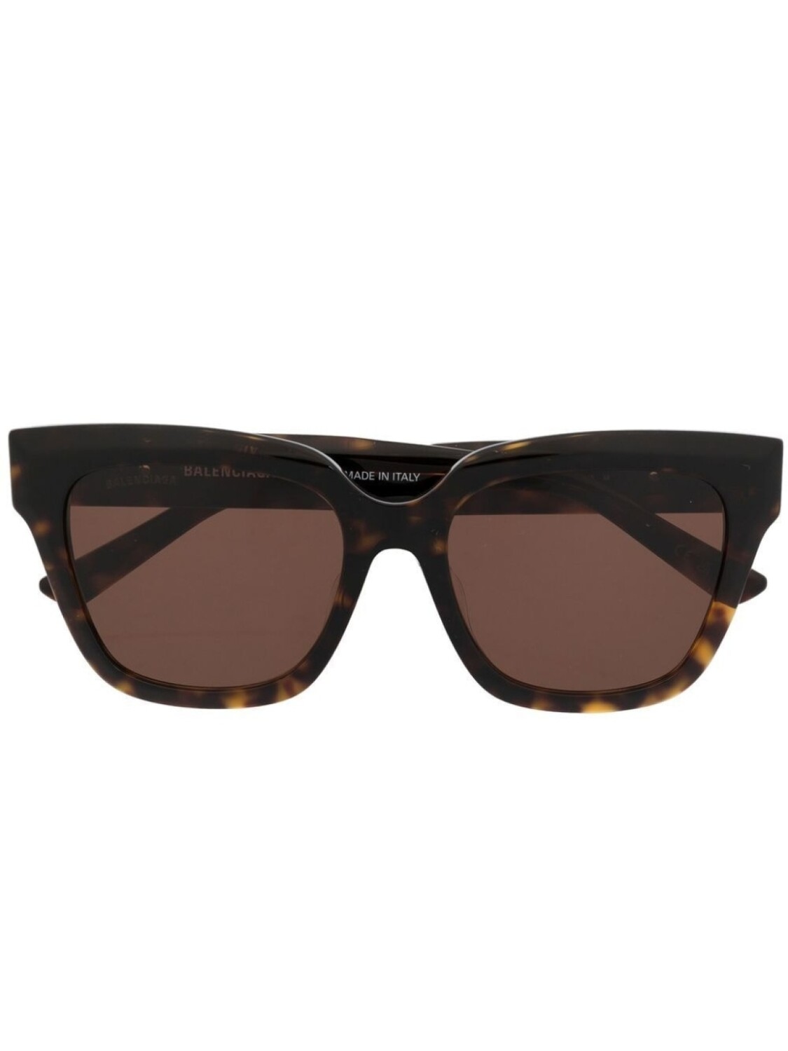 

Balenciaga Eyewear солнцезащитные очки в квадратной оправе с логотипом, коричневый