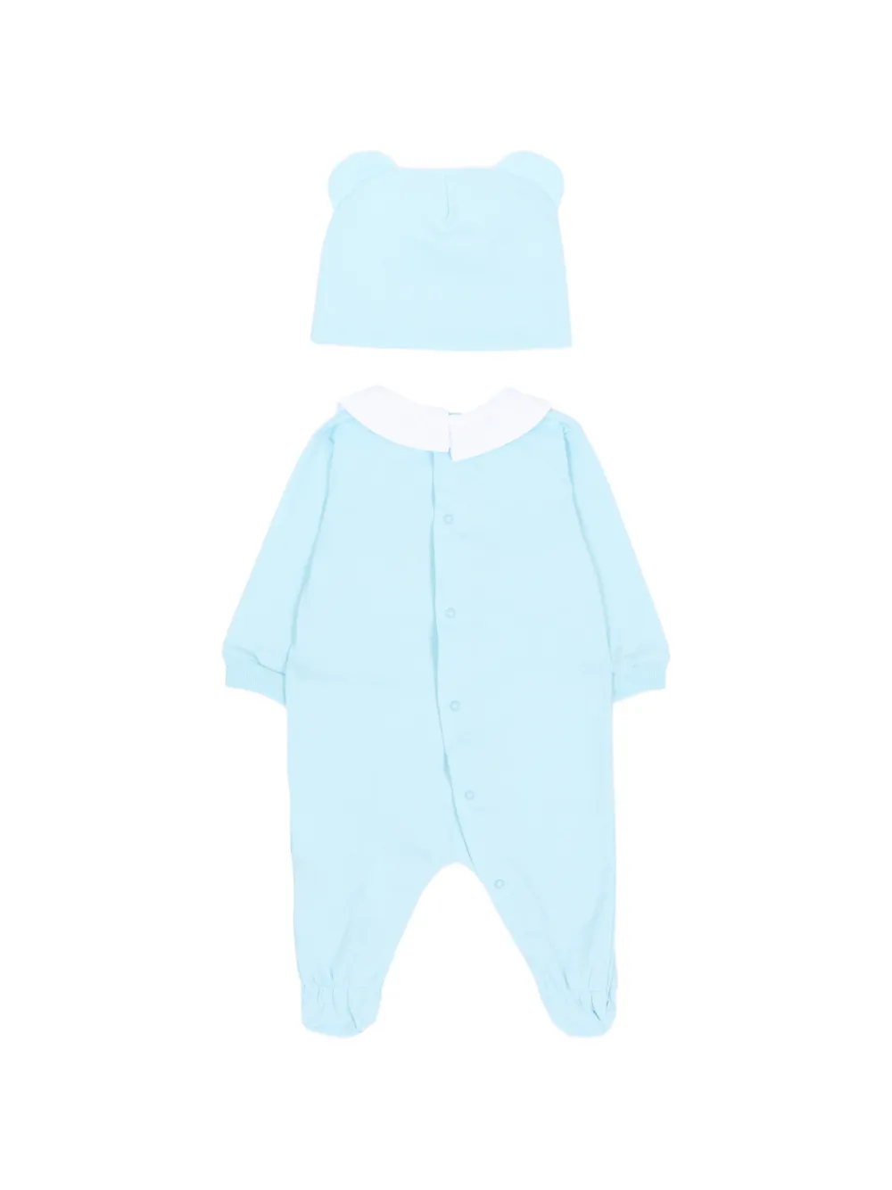 Комплект детской одежды с принтом медведя Moschino Kids, синий — фото 2
