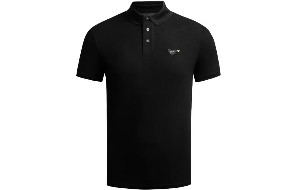 

Футболка поло мужская черная EMPORIO ARMANI