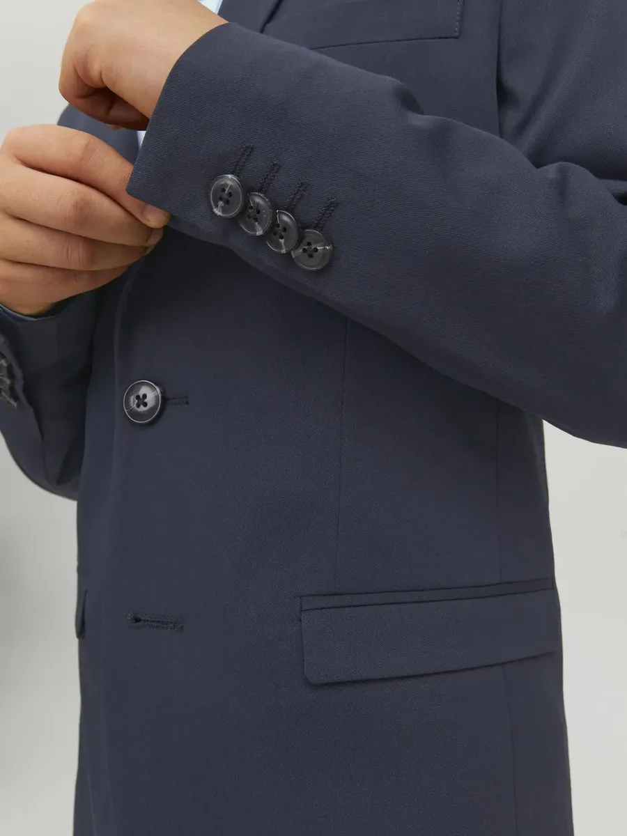 Детская куртка Jack & Jones "JPRSOLAR BLAZER NOOS JNR" Jack & Jones Junior, синий — фото 4