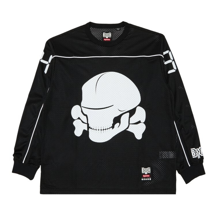 

Джерси Supreme x Bounty Hunter Mesh Moto 'Black', черный