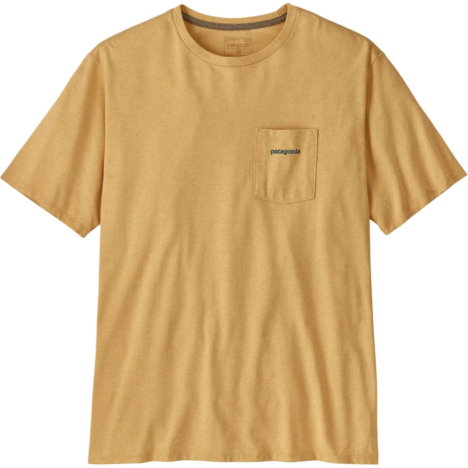 Футболка с принтом логотипа Patagonia, Beeswax Yellow/BWX