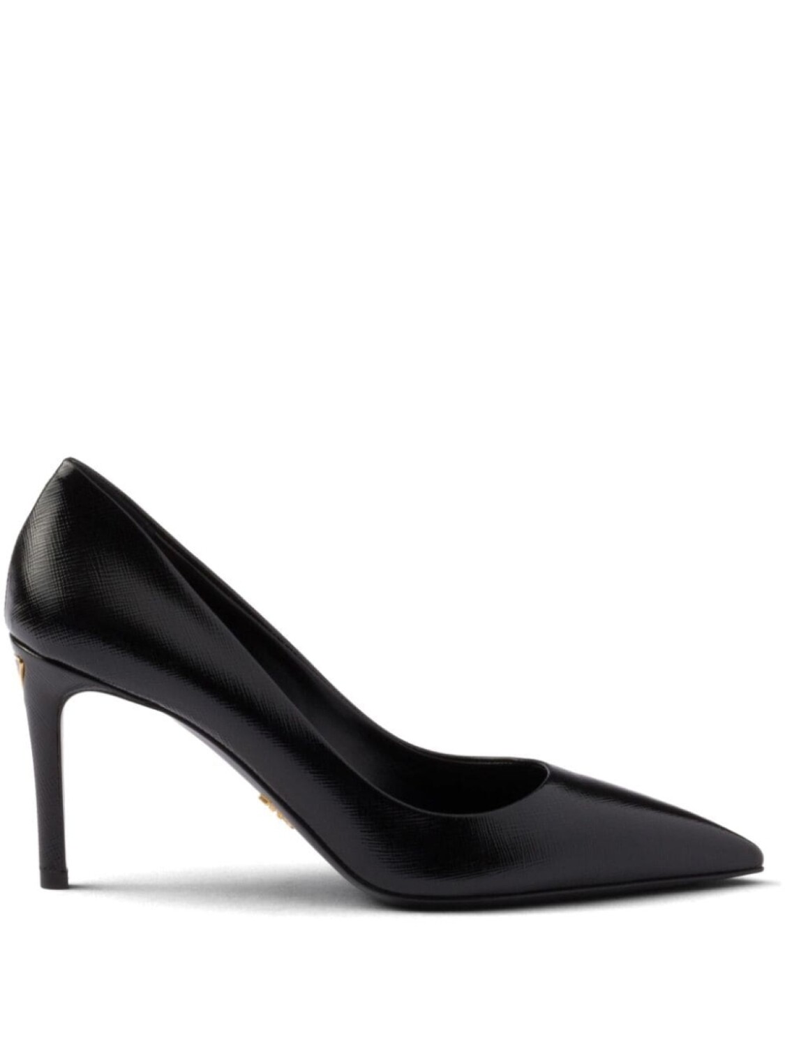 Туфли Prada 85 мм из сафьяновой кожи, черный