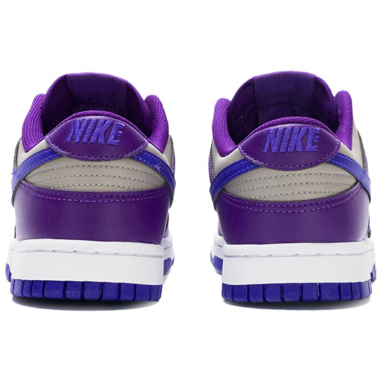Nike Данки устойчивые к истиранию дышащие низкие скейтборд кроссовки мужские фиолетово-серые, цвет Purple Gray — фото 3