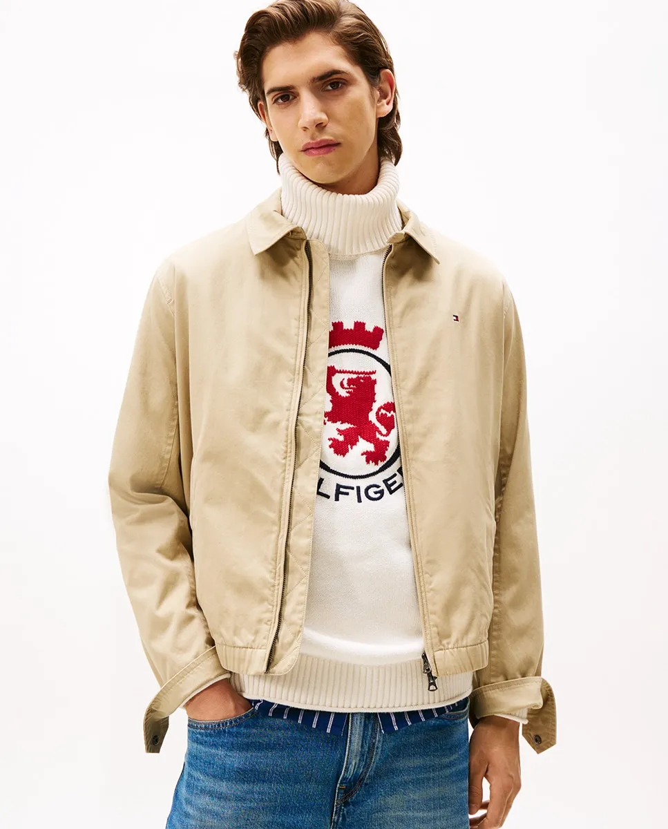 

Хлопковая куртка-каскадер в стиле Айви для мужчин Tommy Hilfiger, бежевый