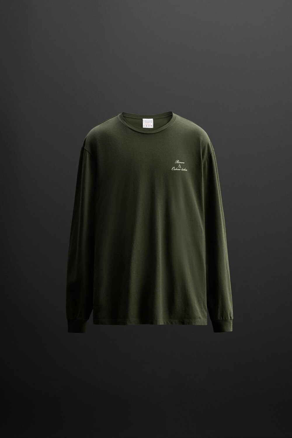 

Футболка с принтом x helement ZARA, зеленый
