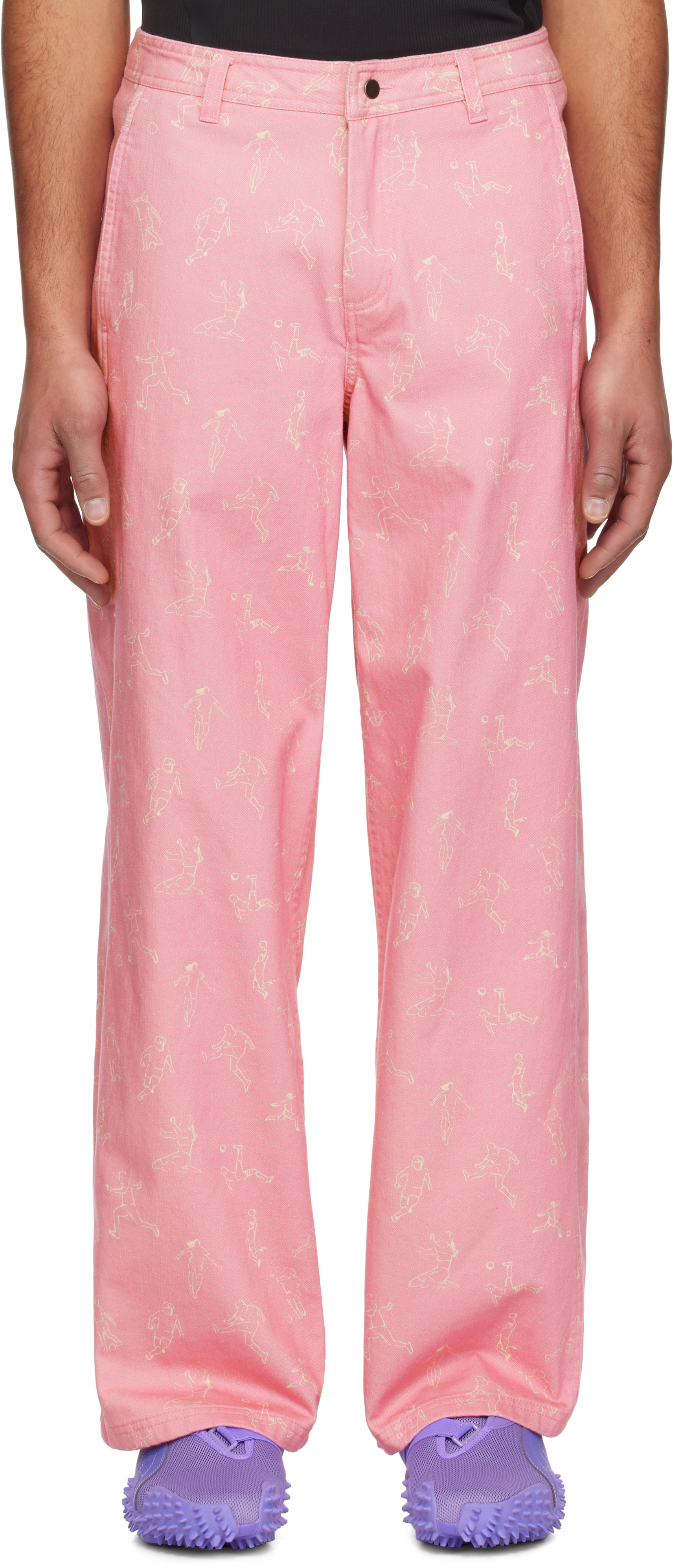 

Джинсы PUMA Edition Doodle Pink KidSuper