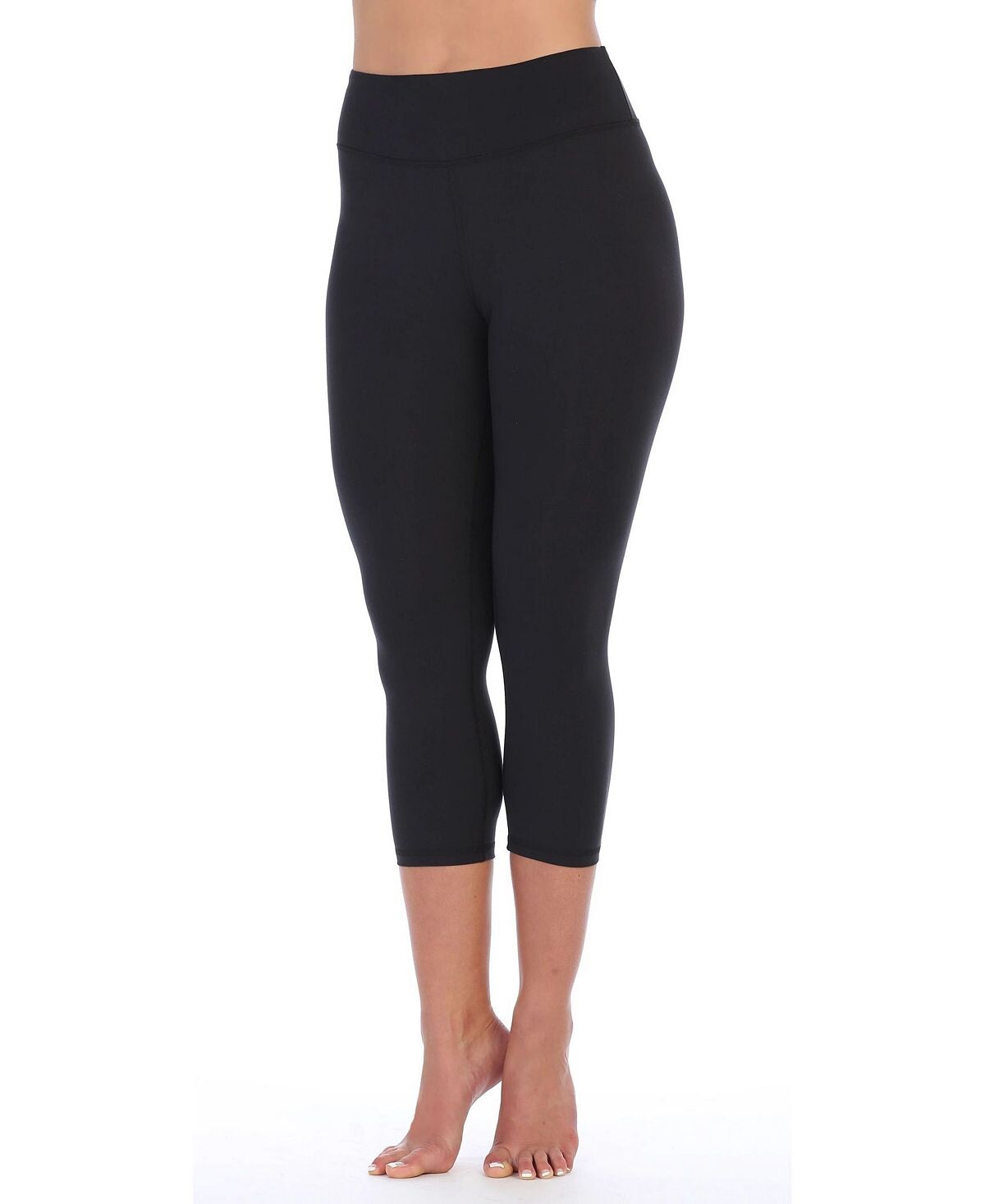 

Леггинсы с компрессией на три четверти и высокой талией American Fitness Couture, черный