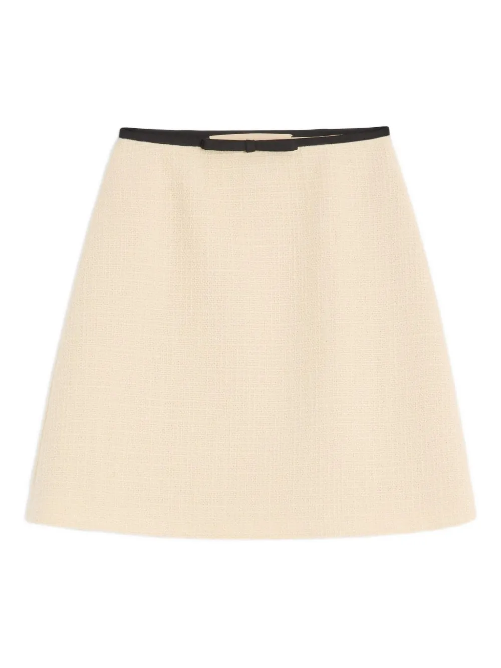 

Твидовая юбка с бантом VALENTINO GARAVANI, нейтральный