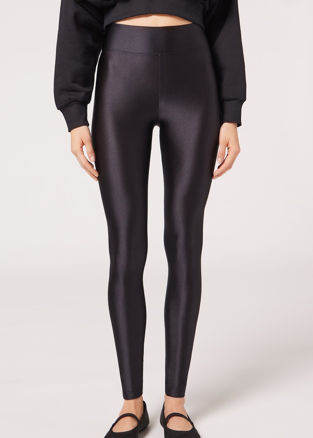 

Леггинсы SHINY Calzedonia, цвет black