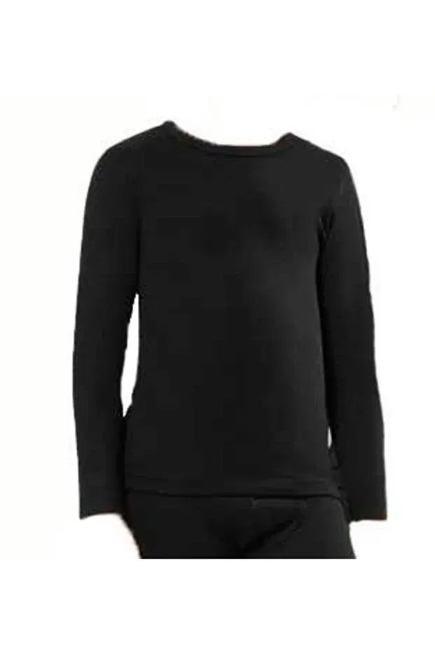 Детская термофутболка для мальчиков с длинным рукавом Kota, Black