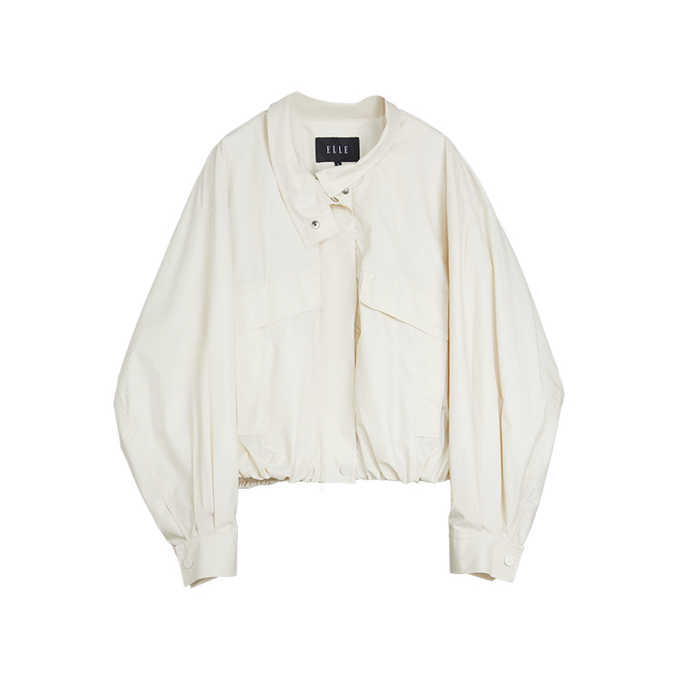 

ELLE Короткое пальто женское желтое