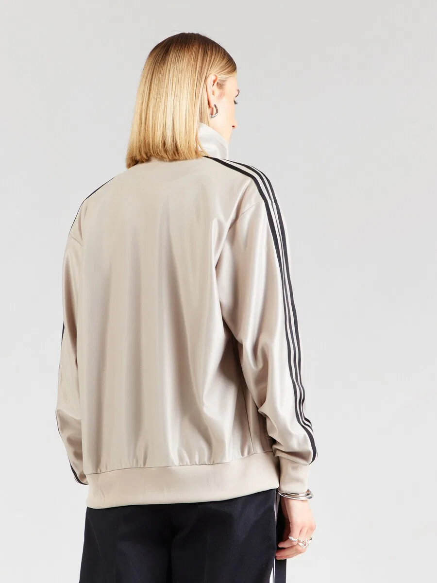 Худи на молнии ADIDAS ORIGINALS 'METALLIC FIREBIRD' цвета хаки — фото 4