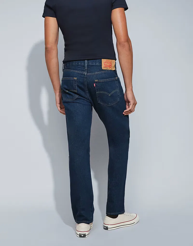 Джинсы Levi's 501 свободного кроя, индиго — фото 4