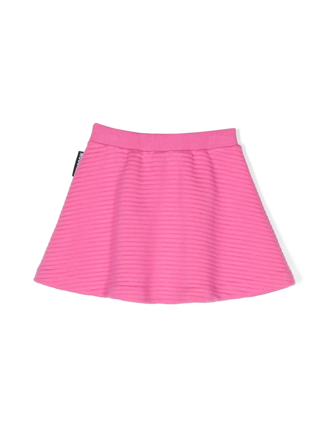 Юбка мини с вышивкой медвежонка Kids Teddy Bear Embroidered Mini Skirt Moschino, Strawberry Moon — фото 2