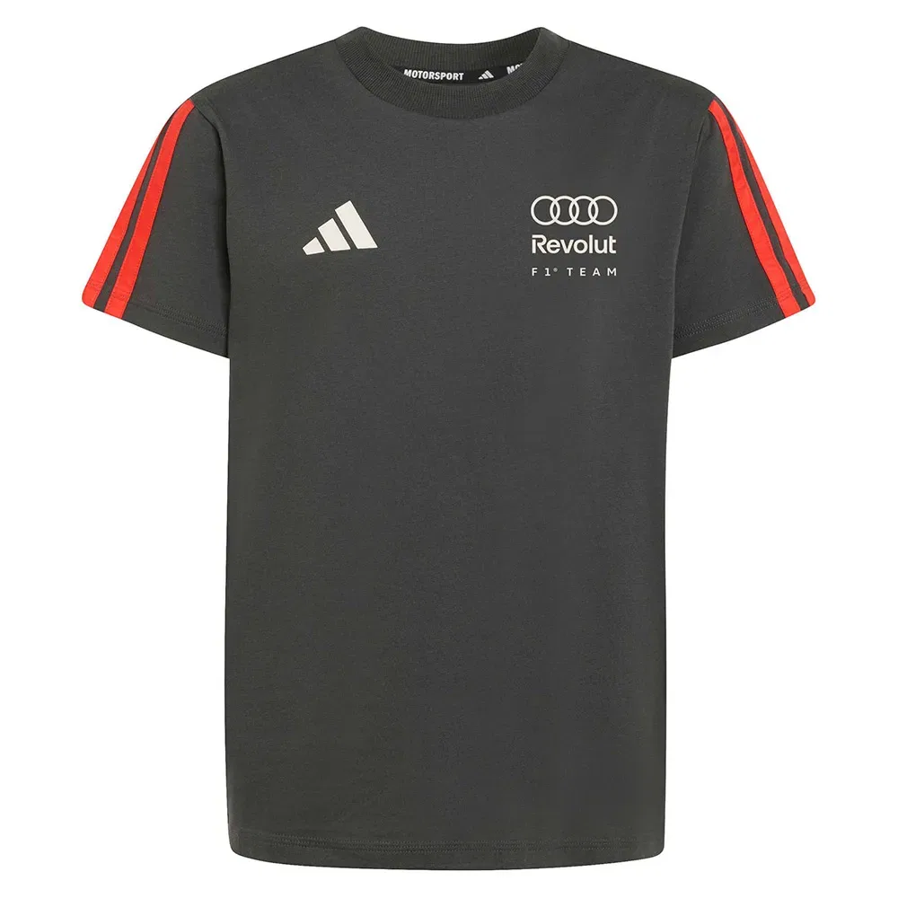 Детская футболка с коротким рукавом Audi F1 Team DNA Adidas, Black