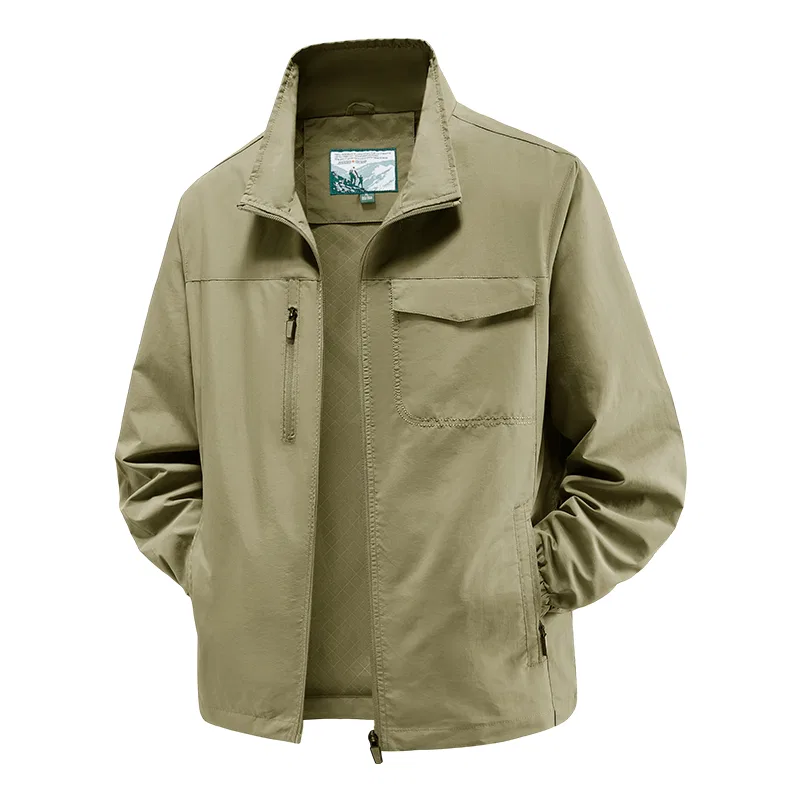Детская куртка прямого кроя со стоячим воротником JEEP SPIRIT, Khaki