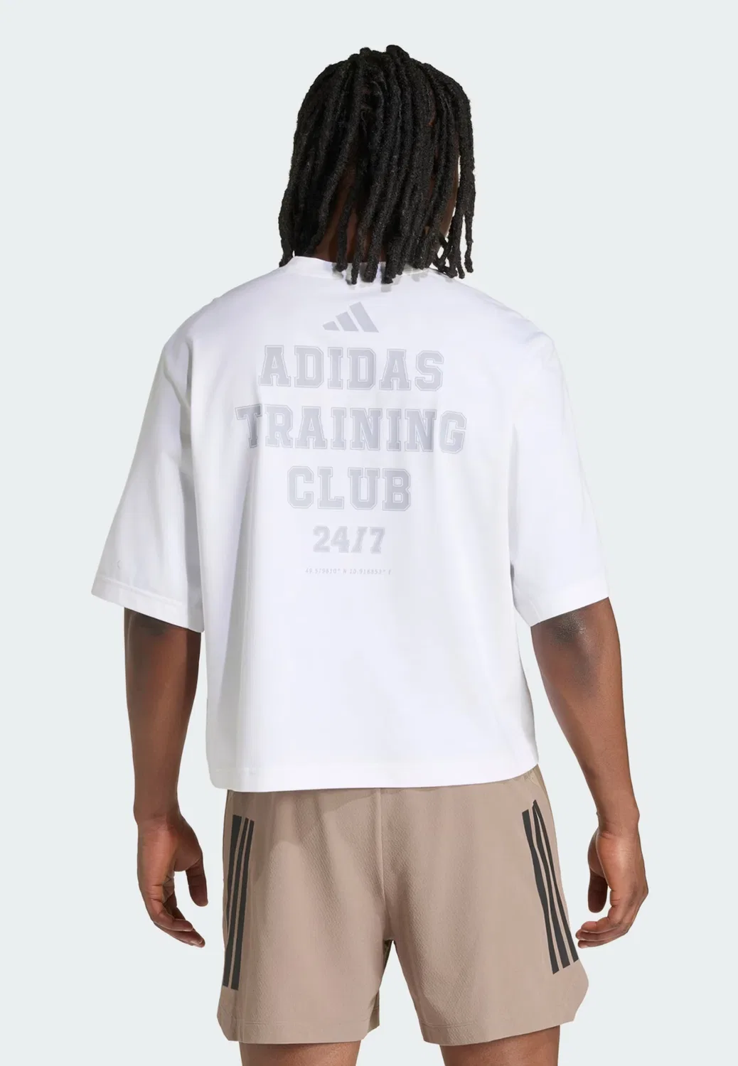 Спортивная футболка Adidas Performance Shirt D4T PrimeLift белого цвета — фото 2
