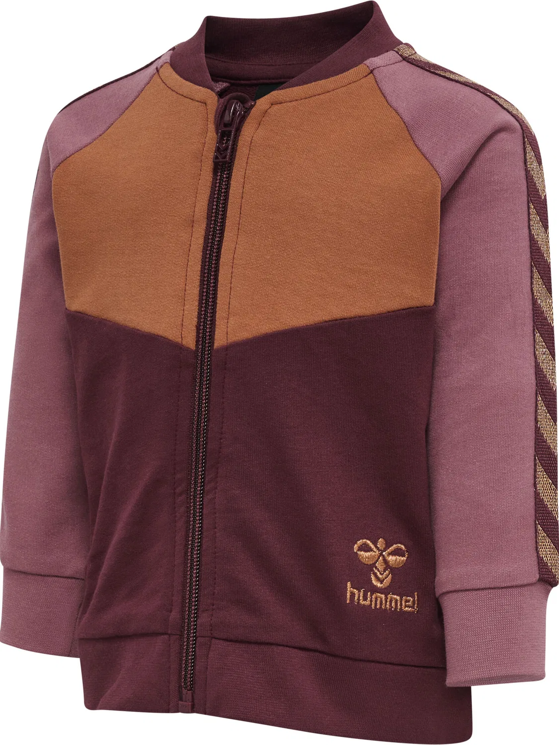 Детская куртка на молнии с воротником-стойкой Hmlpuk Hummel, Konigliches Rot — фото 4