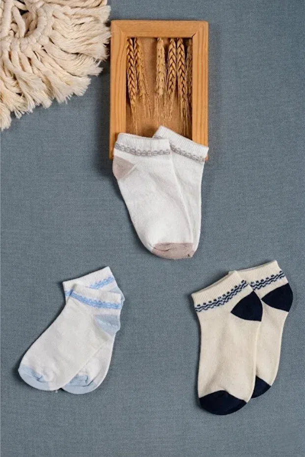 Детские ботиночки-носочки для мальчиков с рисунком Cocole Socks, Multicolor — фото 2