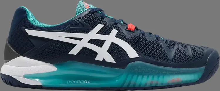 

Кроссовки gel resolution 'mako blue' Asics, синий