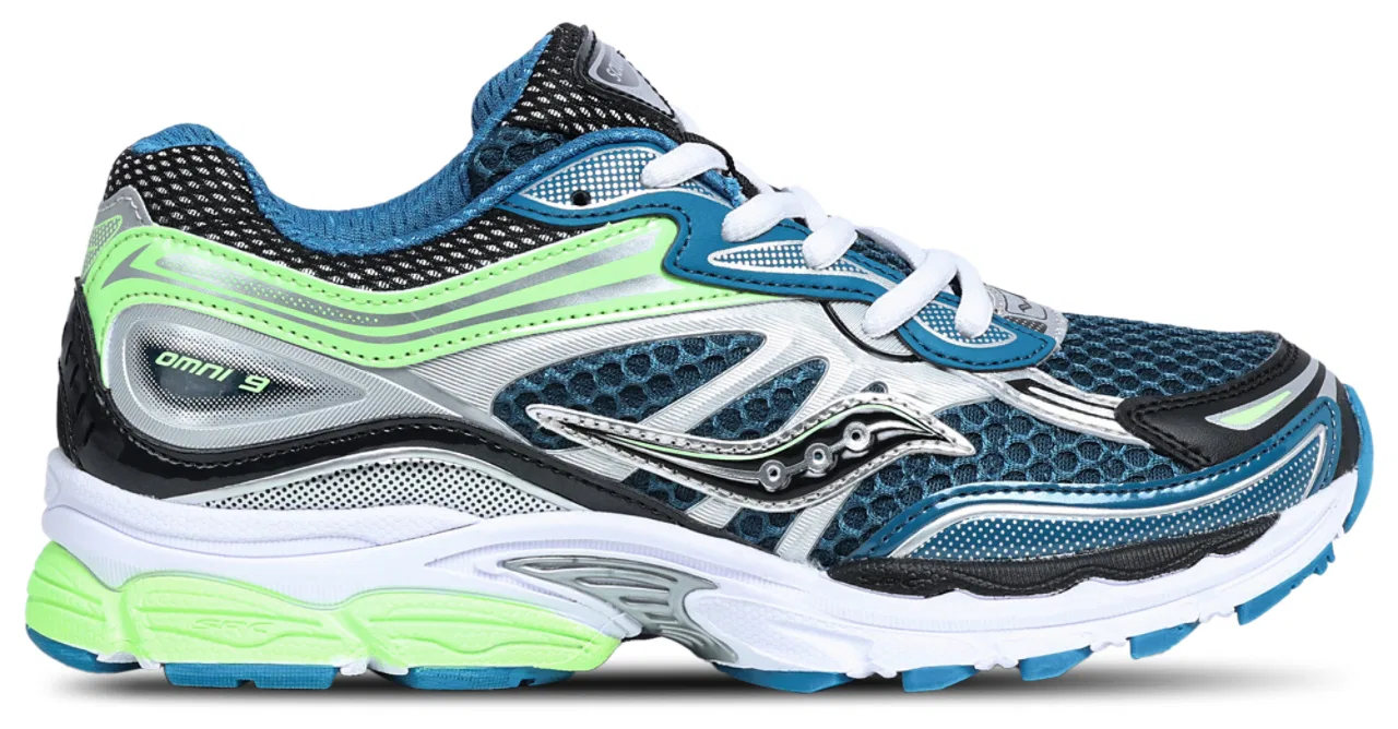 Кроссовки для мальчиков Omni 9 Saucony, цвет Blue/Green