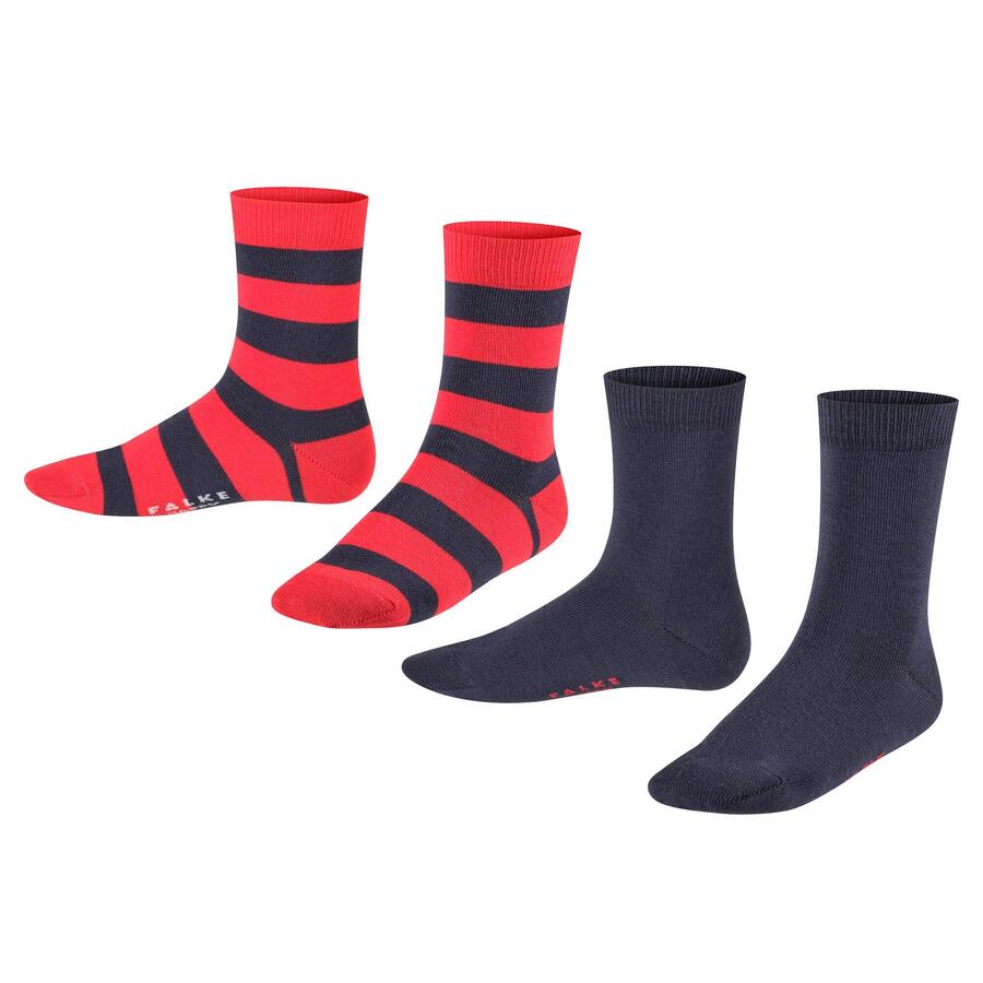 

Носки унисекс, упаковка из 2 пар - FALKE Happy Stripe 2Pack SO